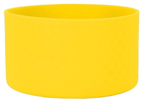 ZJchao Botte de Bouteille d'eau en Silicone, Manchon de Protection Antidérapant pour Bouteilles Owala FreeSip de 32 Oz et 40 Oz avec Base Antidérapante et Conception Ergonomique (Jaune Clair)