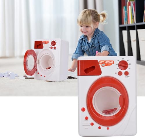 EMUKOEP Faire Semblant de Mini Jouet Premium ABS Appareil de Simulation Domestique Jouets éducatifs pour Enfants au Jeu de Maison (Machine à Laver)