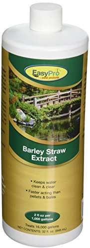 EasyPro BSE32 Liquid Barley Extract - Natural Formula Derived from Barley Straw Keeps Water Clean and Clear - Easier to Use Than Pellets or Bales - Safe for Use with Wildlife and Pets - 32 oz.