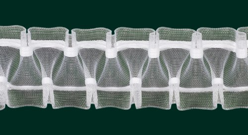 Ruther & Einenkel Gardinenband, PES, transparent, 1000 x 5 x 0.12 cm