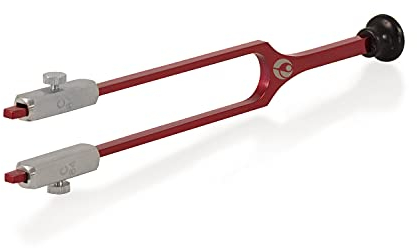 Stimmgabel nach Rydel Seiffer mit Fuss c128/C64 | Color Deluxe | Farbe: rot