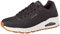 Skechers Herren Uno Stand On Air Sneaker, Black Durabuck Trim, 47.5 EU