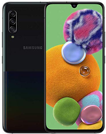 Samsung Galaxy A90 5G Single-SIM 128 GB 6.7-Inch Android Smartphone - Black (UK Version) (Renewed)