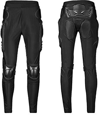 YXYECEIPENO Motorcycle Trousers Knee Pads And Leggings Riding Trousers Hip Cushion. Breathable And Skin-friendly Fabric For Better Riding Flow (7 Sizes, 2 Colors) (Color : Black, Size : Small)