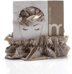 martini SPA - Massage Natural - Elegante, pratica e riutilizzabile cuffia per doccia, poliestere, misura standard, colore fantasia beige, 17g, 1 unità