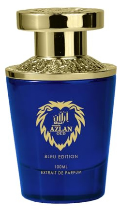Al Haramain Azlan Oud Bleu Edition For Unisex Extrait De Parfum Spray, 3.4 Ounce