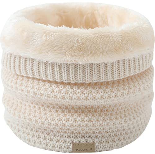 Calentador de Cuello Invierno Bufanda de Punto Tubular Hombre Braga Para El Cuello Térmica Unisex Color Liso De Lana De Ganchillo Bufanda Hombre Invierno Snood Neck Warmer