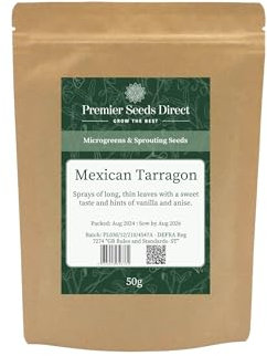 PREMIER SEEDS DIRECT - MICROGREEN Seeds - Mexican Tarragon (50 Grams)