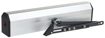 Motore per cancello scorrevole, Operatore automatico for l'apertura del motore del cancello a battente for il controllo dell'accesso al cancello della porta con 2 telecomandi per motore per cancello s