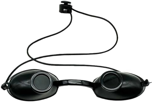 JEYORZY Gafas de Protección para Bronceado, Gafas de Seguridad Ajustables con Protección UV, Diseño Ergonómico, Bande Élastique Réglable, Uso Versátil para Tratamientos de Belleza