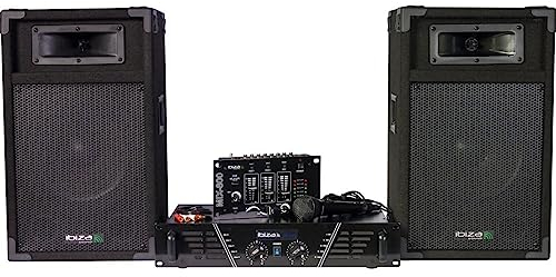 Ibiza sound DJ-300 kit de sonorisation 480w