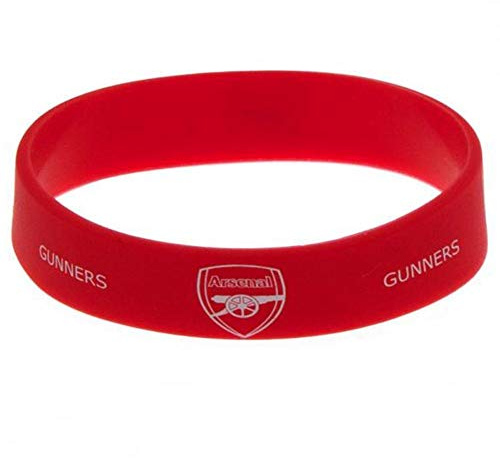 Official ARSENAL FC red silicone wristband