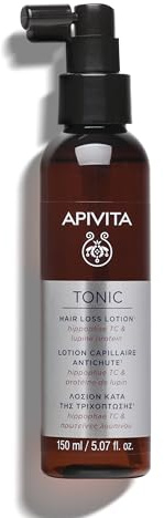 Apivita Hair Loss Tonic 150ml - Natural Hair Loss Treatment with Patented Complex, Propolis - Prevents, Reduces, and Delays Hair Loss - Promotes Hair Growth