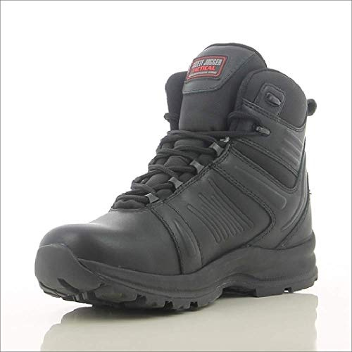 Stivale tattico a taglio medio – Safety Jogger Armour UK 13 EU 48, ultraleggero, antistatico ESD e antiscivolo SRC, impermeabile e senza metallo, resistente al calore e traspirante stivali da lavoro