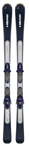 HEAD Shape V2 Ski für Anfänger bis Fortgeschrittene - Herren & Damen Ski - Einfacher Kurvenaufbau und maximale Kontrolle - Voreingestellte Bindung - 163cm