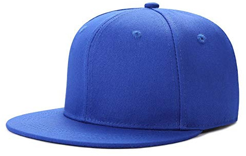 Boolavard Casquette Snapback Plate Structurée pour Nourrissons et Tout-Petits (FR/ES, Alpha/Lettres, Taille Unique, Bleu Royal)