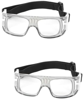 WOONEKY 2 Stücke Uv400 Schutz Sport Für Basketball Fußball Radfahren Stoßfest Winddicht Grau