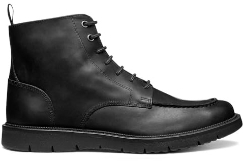 Geox Homme U Pove Bottines à la Cheville, Noir, 42 EU