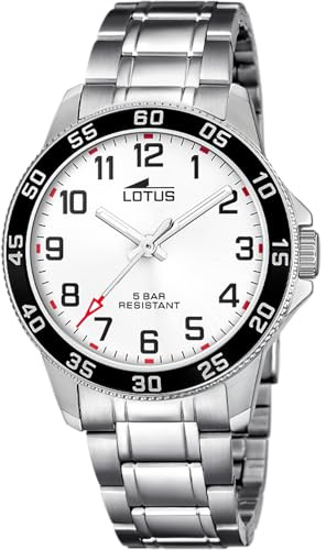 LOTUS Reloj Niño Analógico de Acero Inoxidable