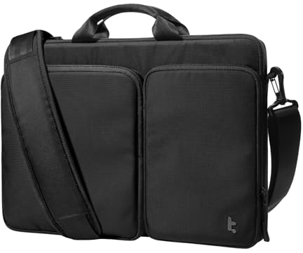 tomtoc laptopaxelvaska för 17,3‑tums gaming och bärbara datorer | Sleeve för gaminglaptops, HP, Lenovo, Asus, Dell, Acer, 360 heltäckande skydd, vattentat fodral