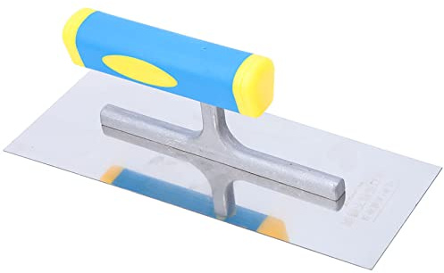 Saluaqui Cazzuola per Stuccatura Spatola Professionale per Stuccatura da 240 Mm Spatola per Multi Finitura per Applicazione di Pavimenti in Piastrelle con Base Antiaderente Impugnatura Ergonomica