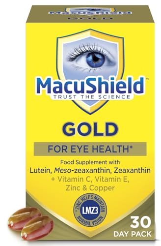 MacuShield Gold – Eye Health Supplement* with Lutein, 30-Day Pack