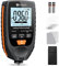 Neoteck Thickness Gauge Car Paint Coating Thickness Gauge Meter Meter Fe & NFe Probe Handheld with Backlight for Non-Destructively Measuring the Thickness of Coating and Painting 0-1500um