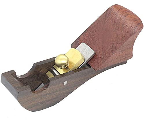 Rabot à Main raboteuse bois Rabot manuel Bois Rabot travail Rabots blocs Outils à main réglables Ébène Arc bas Outil de rabot en bois Convient pour le travail du bois