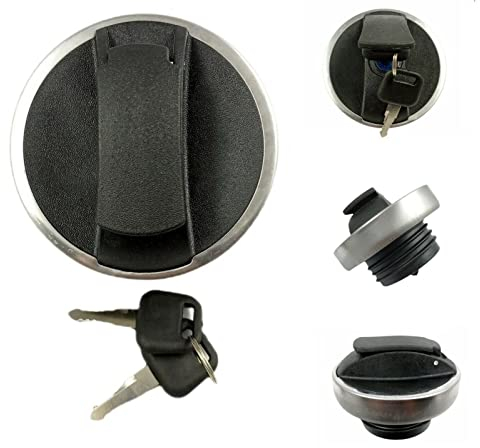 Tankdeckel Tankkapen Kraftstofftankdeckel Verriegelung mit 2 Schlüssel für LKW SCANIA R/T/P/G MAN VOLVO Diesel 60mm