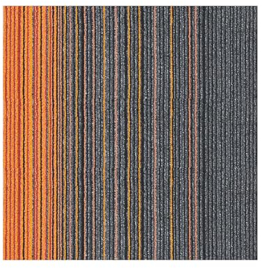 HAILM 20x20 Baldosas Moqueta Rayas para Uso Intensivo, Baldosas Moqueta para Despegar y Pegar, Fibra Polipropileno, para Uso Residencial y Comercial (20 Tiles) (54 Sqft/Caja)