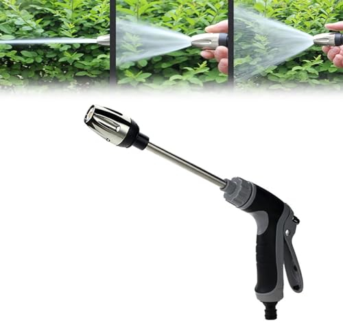 Generic Turbowasher - Limpiador eléctrico de alta presión para cada manguera de jardín, accesorio de lavadora a presión, negro, estilo minimalista