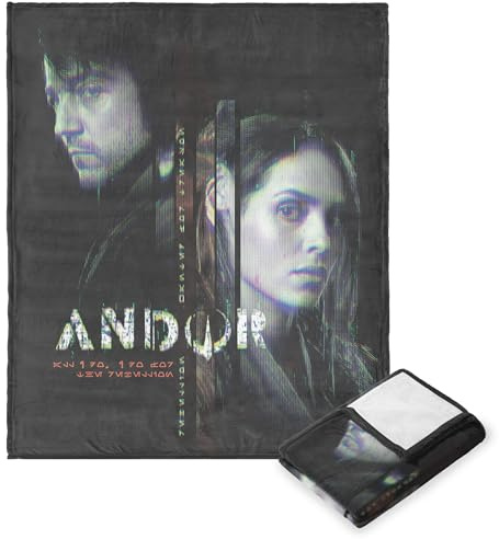 Disney Starwars, Andor Cassian und Bix, Silk Touch Decke, 101,6 x 127,7 cm