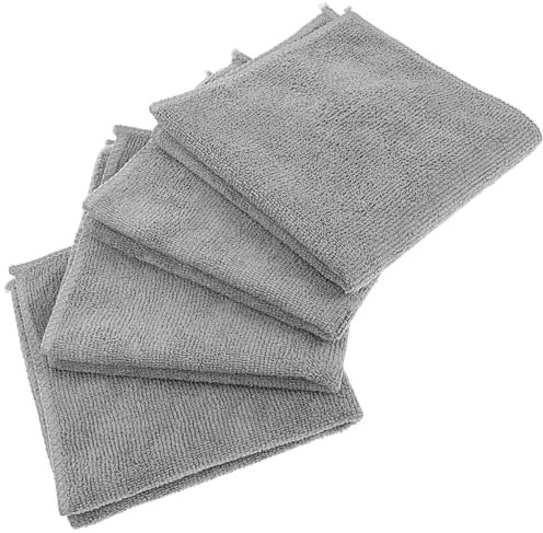 Mikikit 8 Pezzi di Panni per La Pulizia per Lavare I Piatti in Microfibra Efficaci Multiuso per La Pulizia dei Tessuti Blu Spessi per Rimuovere I Pelucchi Stracci Asciugamani
