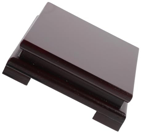 HEMOTON Scaffale Espositivo in Legno per Negozio Espositore per Fiere Artigianato Base in Legno per Decorativo Supporto per Oggetti da Esposizione per dei