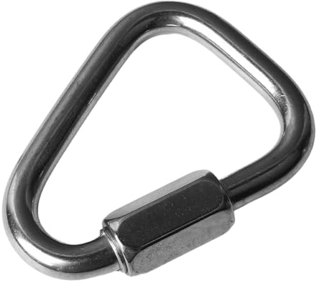 Collegamento rapido con bloccaggio a vite in acciaio inossidabile 316, connettore sicuro per carichi pesanti per arrampicata, campeggio, escursionismo, zaino in spalla, uso