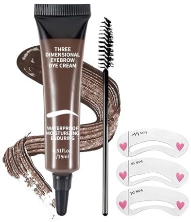 Fijador de Cejas 15 ml Fijador Voluminizador a Prueba de Agua con Cepillo