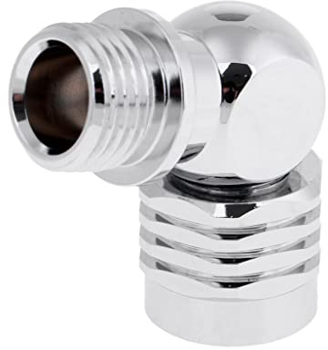 Folpus Scuba Diving Regolatore con Adattatore Girevole 110 Gradi Connettore Secondo Stadio Riduzione Trazione Bocca Accessorio Ottone Cromato Adatto per