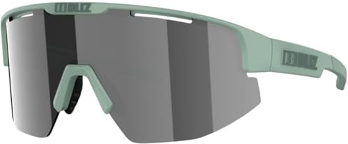Bliz Sportbrille Matrix matt grün/smoke mirror silver