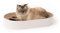 LucyBalu® SCRACTHBED Katzen Kratzbett| Katzenbett aus Pappe | Kartonbett | XXLKratzbrett für Katzen rund | Kratzpappe für Katzen | Kratzmöbel Katze | Kratzkarton | Katzen Kratzspielzeug Pappe | Natur