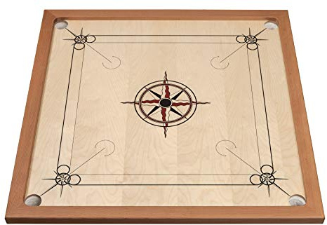 Philos 8210 - Carrom standard, schwarz-rot, Geschicklichkeitsspiel