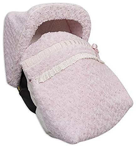 Babyline Saco Grupo 0 Con Capota Y Cubre Arnés Dolce Rosa - Sacos para dormir, niñas