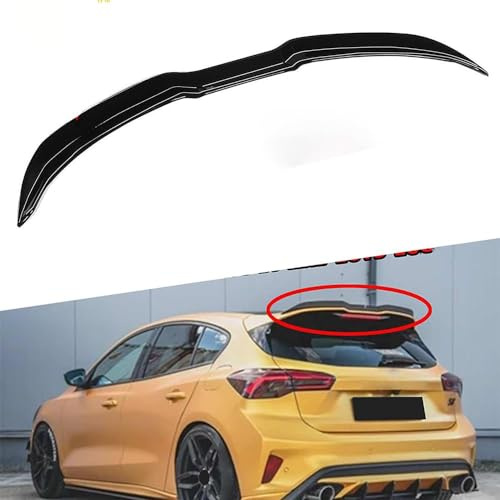 OBABO ABS Auto Spoiler Posteriori per Ford Focus MK4 ST-Line 2019 2020 2021 2022, Alettone Tetto Posteriore Paraurti Diffusore Labbro Lama Splitter Carrozzeria Styling Parti