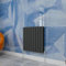 Central Heating Radiator,600x612mm Anthracite Horizontal Flat Double Panel Column Energy-efficient for Morden Multi-Scene