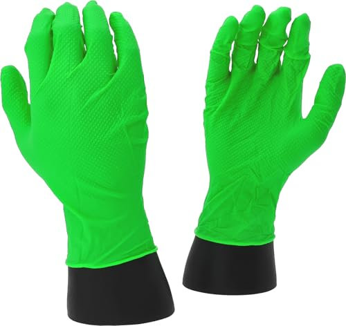 COMPETITION 512.0462OP Handschuhe Nitril, M, grün Box 50er Pack, 10 Boxen (Powered by KS TOOLS)