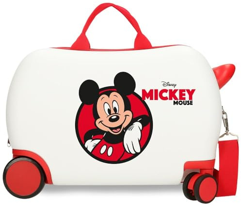 Joumma Disney Mickey & Minnie Maleta Infantil Multicolor 45x31x20 cms Rígido 1,8 kgs Cierre de combinación Lateral ABS 1,8 kgs 27,9L Equipaje de Mano