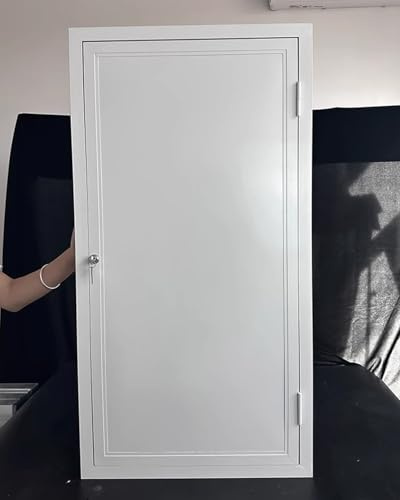 Panel för Åtkomst Vägg- och Takaccesspanel av Aluminiumhonungskaka, Låsbar Vindslucka för Elektriska och Badrumsventiler, Skärmplatta(26x32in/66x81cm)