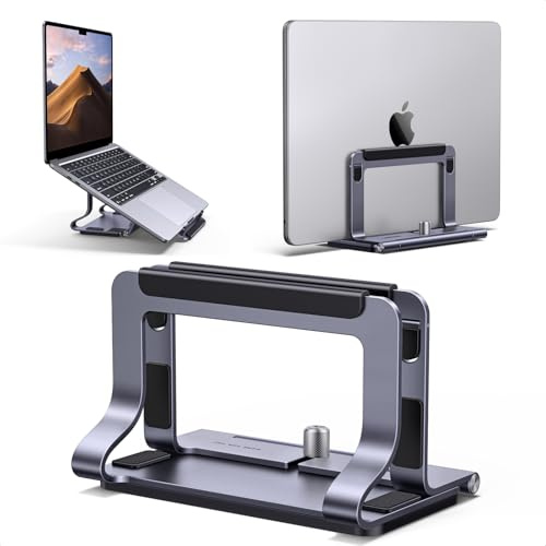 UGREEN Support Ordinateur Vertical Horizontal 2 en 1 Laptop Stand Gris