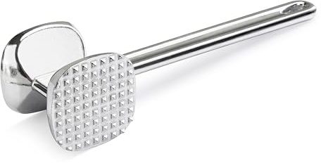 New Star Foodservice 36374 Heavy Duty Cast Aluminum Meat Tenderizer, 10-Inch