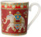 Villeroy & Boch 10-4731-9651 Samarkand Rubin Kaffeebecher, 0,3l, Premium Bone Porzellan, Bunt