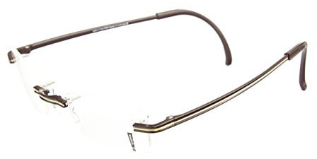 Switch it! Braun-Gold Brille Montur Wechselbrille
